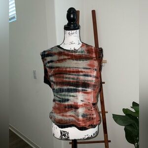 All Saints Multicolor Short Sleeve Top